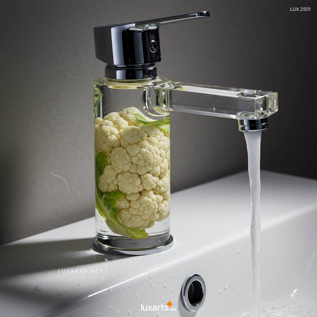 LUX.2501	Faucet With Vegetables Inside: Modern Design Inspired by Nature glass faucet with vegetables inside 10