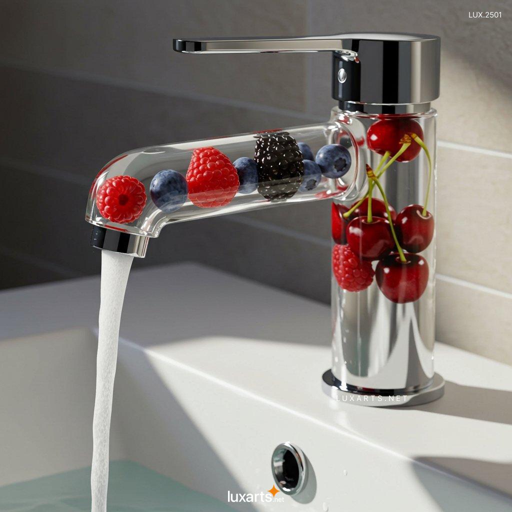 LUX.2501	Faucet With Vegetables Inside: Modern Design Inspired by Nature glass faucet with vegetables inside 11