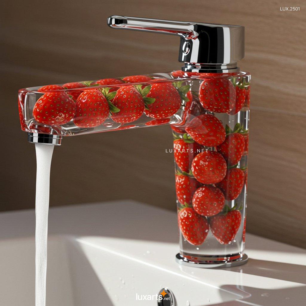 LUX.2501	Faucet With Vegetables Inside: Modern Design Inspired by Nature glass faucet with vegetables inside 12