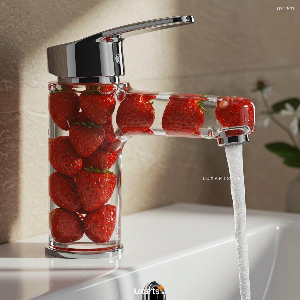 LUX.2501	Faucet With Vegetables Inside: Modern Design Inspired by Nature glass faucet with vegetables inside 16