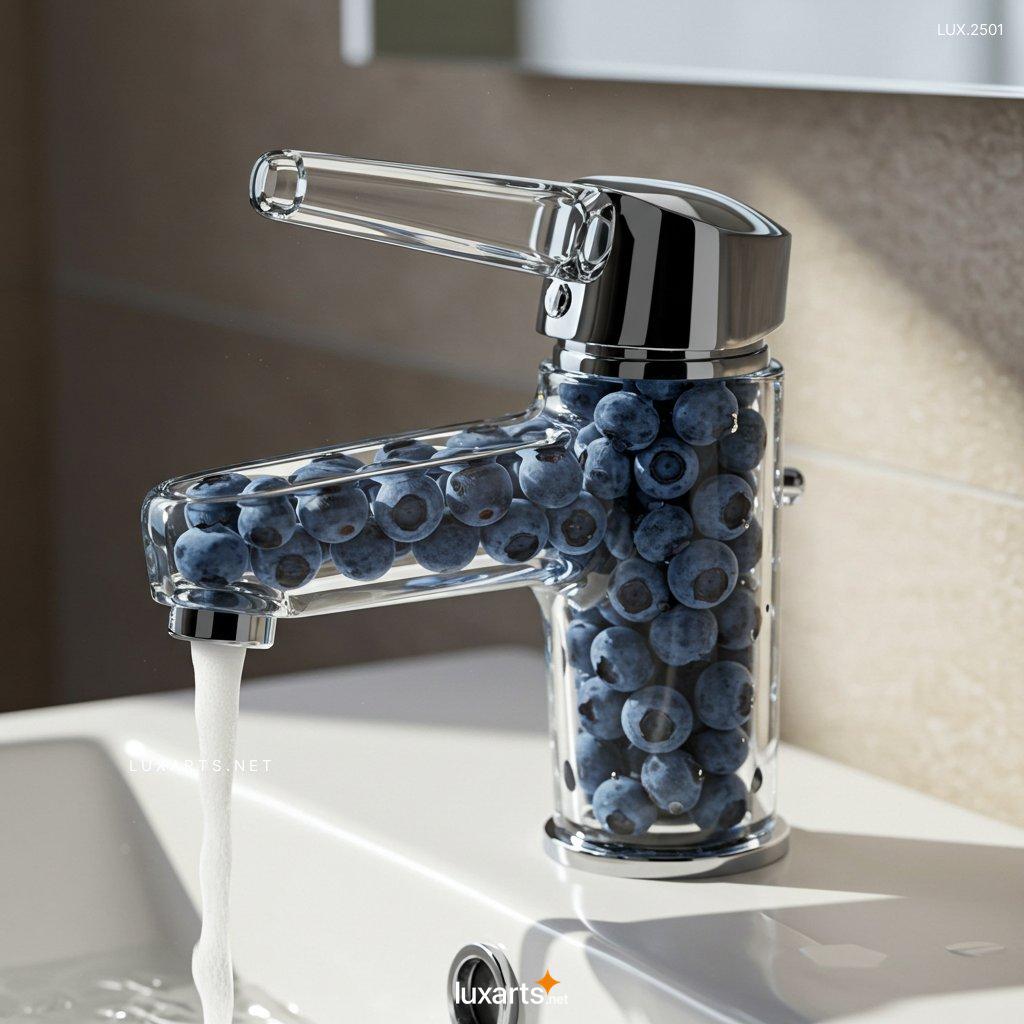 LUX.2501	Faucet With Vegetables Inside: Modern Design Inspired by Nature glass faucet with vegetables inside 19