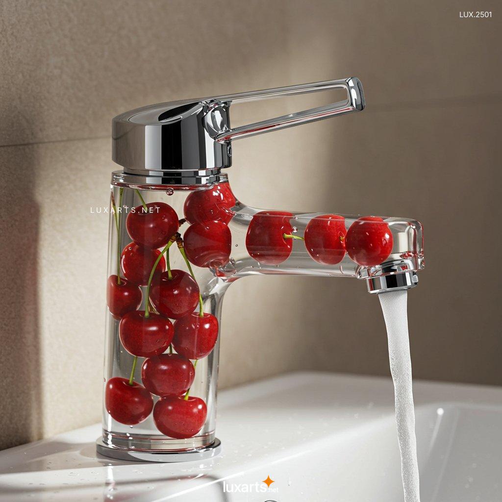 LUX.2501	Faucet With Vegetables Inside: Modern Design Inspired by Nature glass faucet with vegetables inside 20