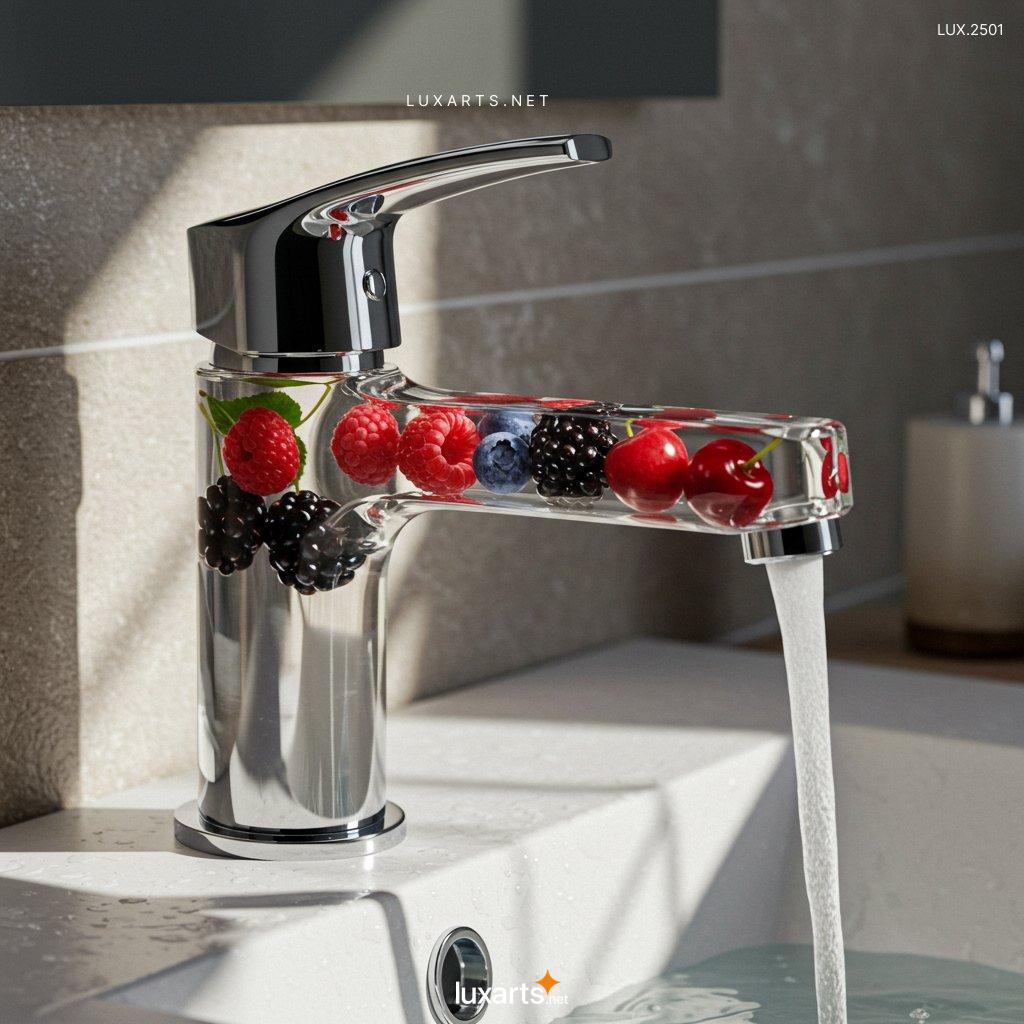 LUX.2501	Faucet With Vegetables Inside: Modern Design Inspired by Nature glass faucet with vegetables inside 7