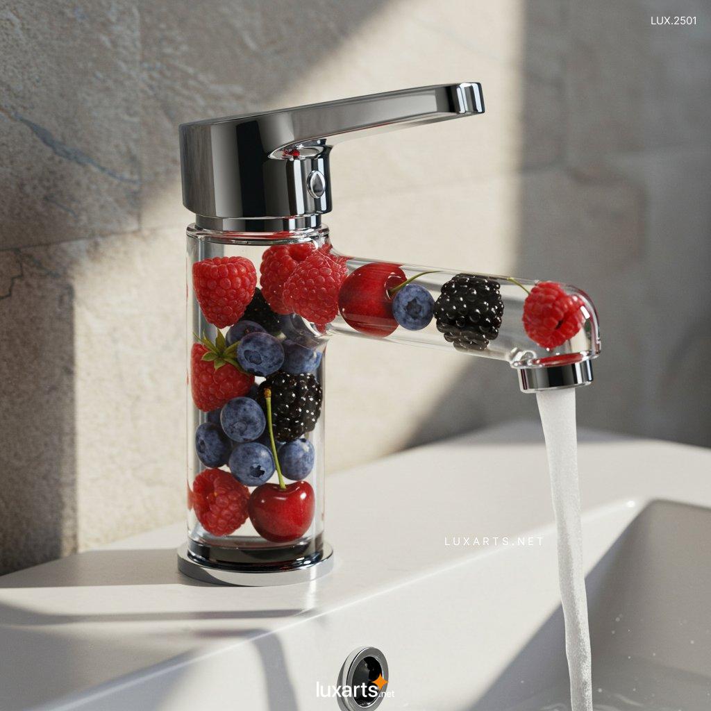 LUX.2501	Faucet With Vegetables Inside: Modern Design Inspired by Nature glass faucet with vegetables inside 9