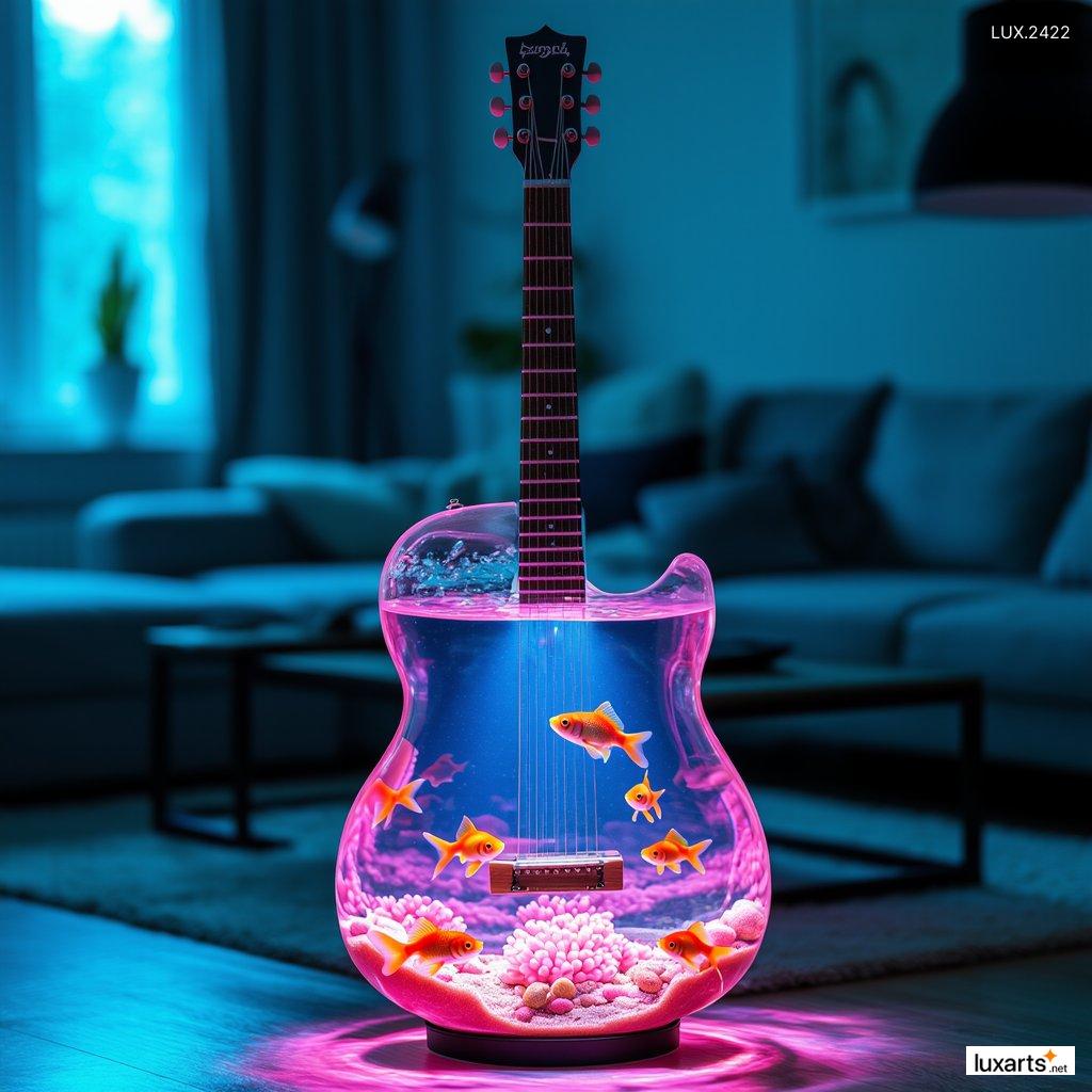 LUX.2422	Guitar Shaped Aquarium: Unique and Stylish Addition to Your Home Decor guitar aquarium 6