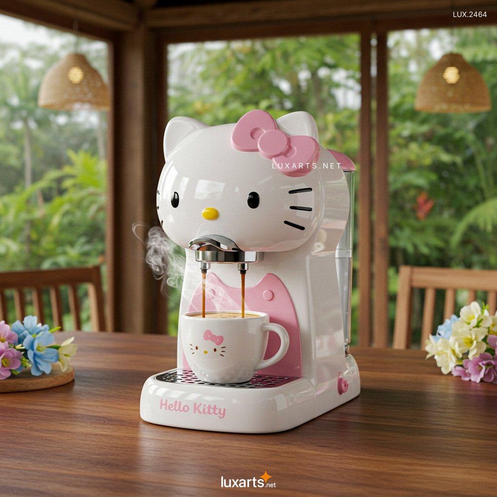 LUX.2464	Hello Kitty Inspired Coffee Maker: Brew in Style with Your Favorite Character hello kitty inspired coffee maker 4