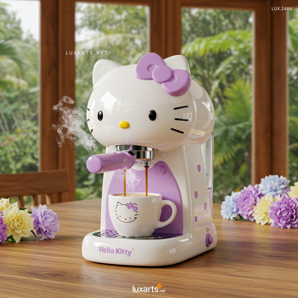 LUX.2464	Hello Kitty Inspired Coffee Maker: Brew in Style with Your Favorite Character hello kitty inspired coffee maker 5