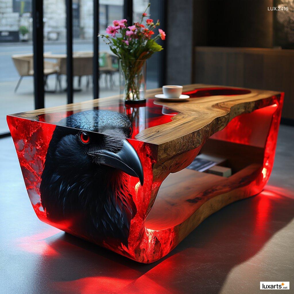 LUX.2416	Incredible Crow-Inspired Coffee Table: Unique and Stylish Centerpiece for Your Living Room incredible crow inspired coffee table 1