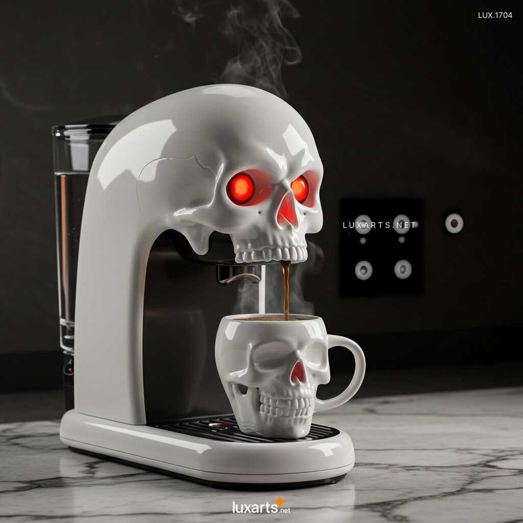 LUX.1704 Skull Coffee Makers: Unique, Gothic Coffee Brewing Experience skull coffee makers 4