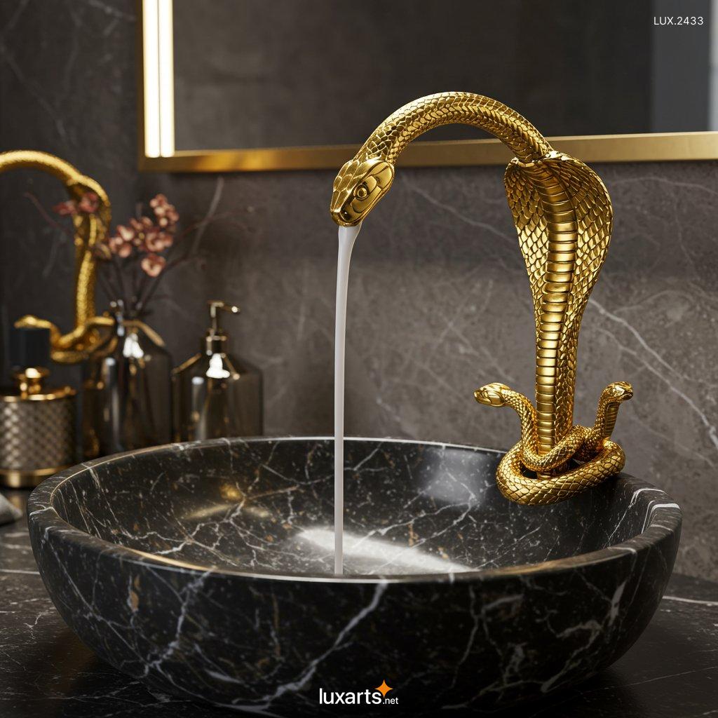 LUX.2433	Snake Inspired Faucet: Unique and Stylish Design for Modern Bathrooms snake inspired faucet 10