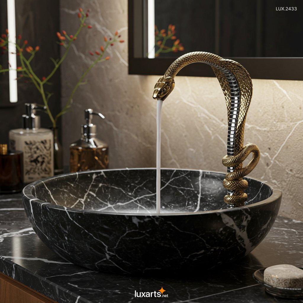 LUX.2433	Snake Inspired Faucet: Unique and Stylish Design for Modern Bathrooms snake inspired faucet 7