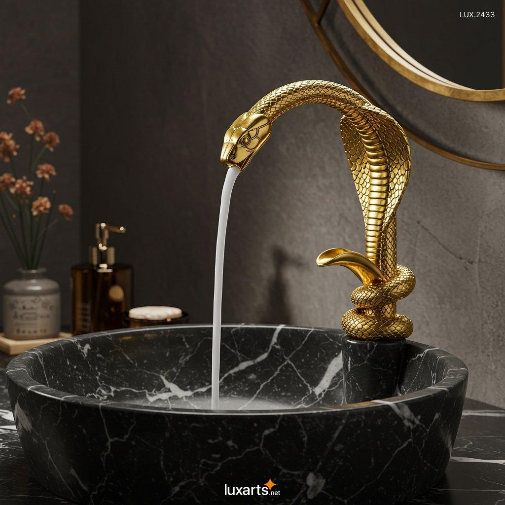 LUX.2433	Snake Inspired Faucet: Unique and Stylish Design for Modern Bathrooms snake inspired faucet 9