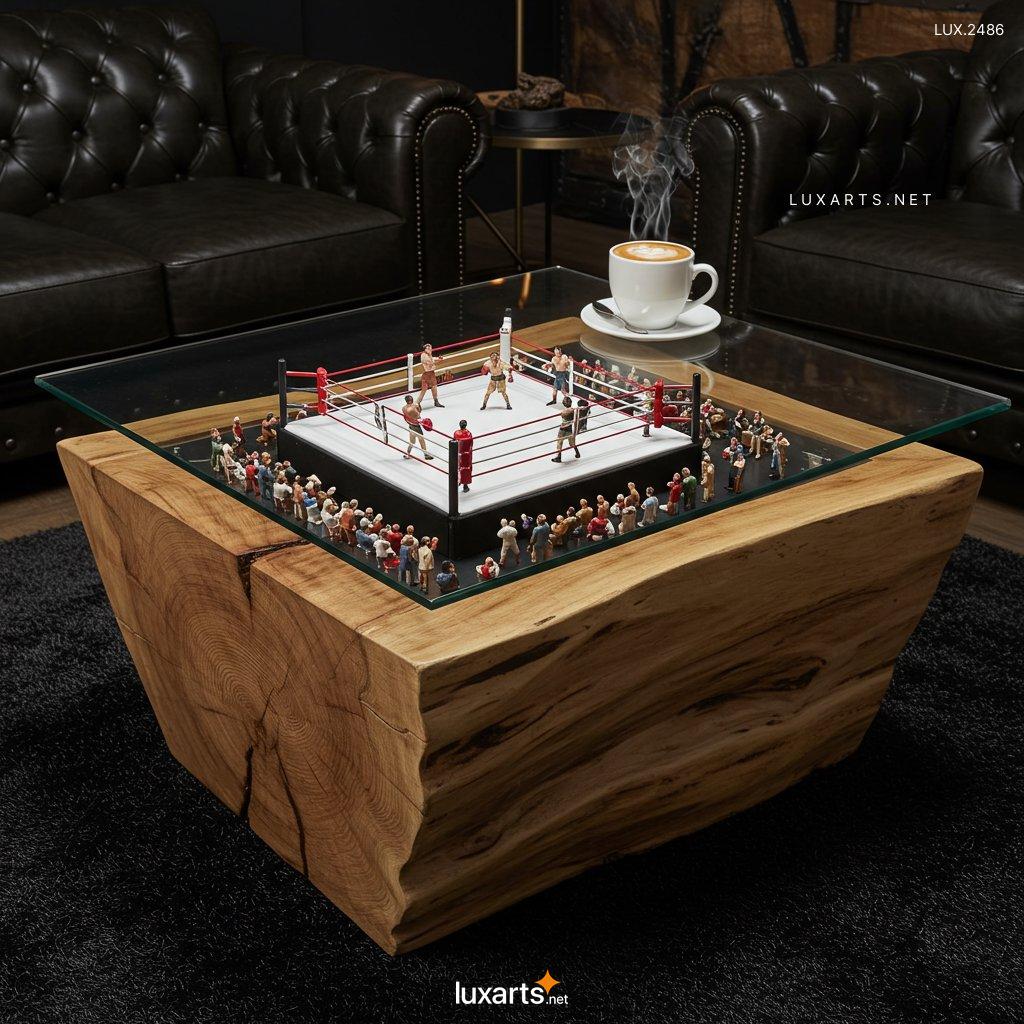 LUX.2486	Stadium Coffee Table: Elevate Your Home Decor with a Sporty Twist stadium coffee table 15