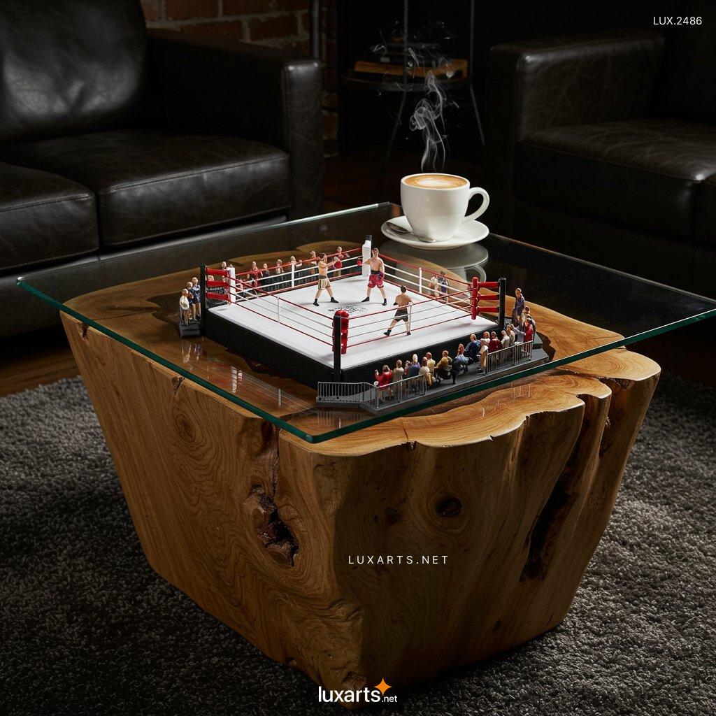 LUX.2486	Stadium Coffee Table: Elevate Your Home Decor with a Sporty Twist stadium coffee table 16