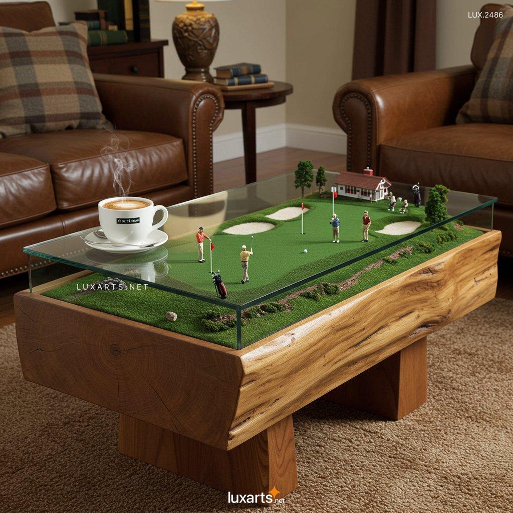 LUX.2486	Stadium Coffee Table: Elevate Your Home Decor with a Sporty Twist stadium coffee table 17