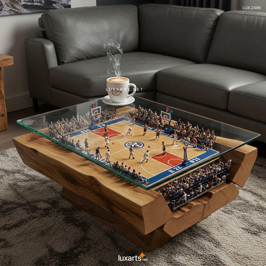 LUX.2486	Stadium Coffee Table: Elevate Your Home Decor with a Sporty Twist stadium coffee table 6