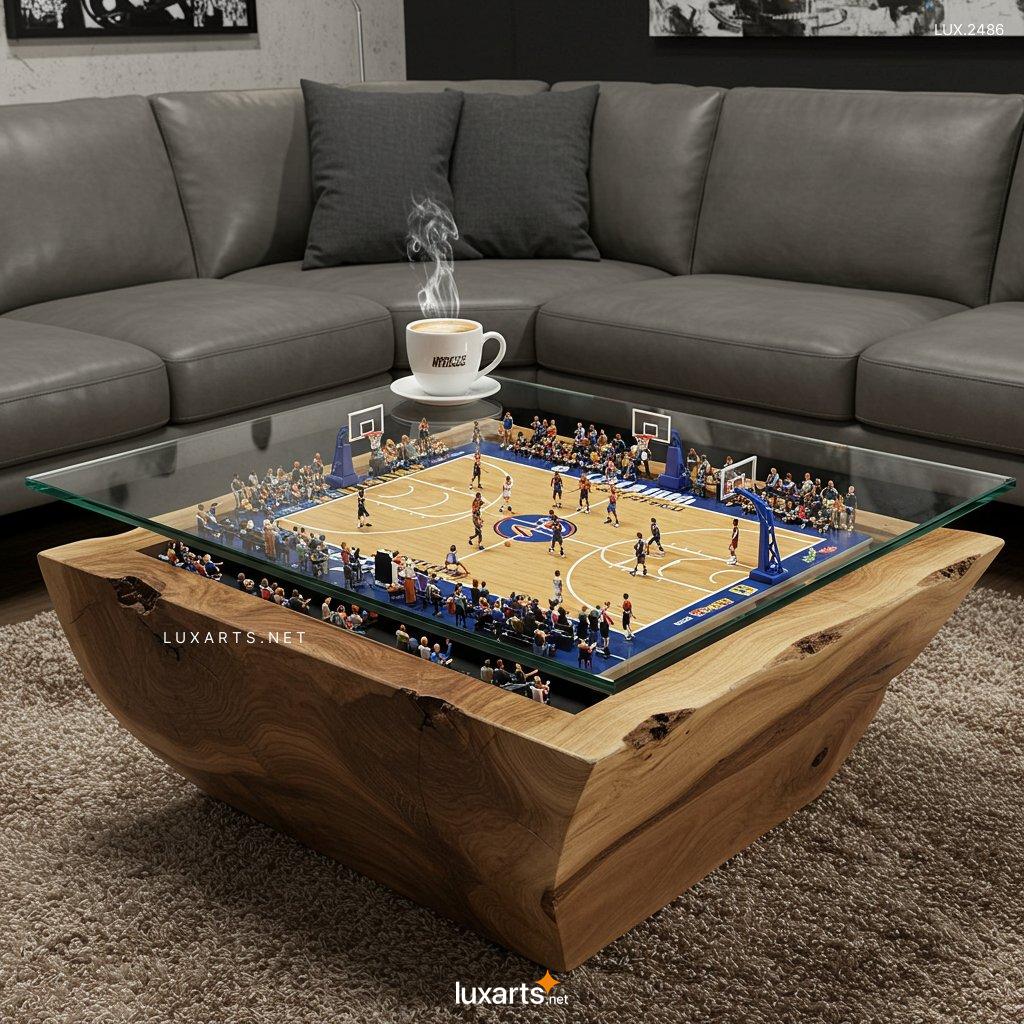 LUX.2486	Stadium Coffee Table: Elevate Your Home Decor with a Sporty Twist stadium coffee table 7