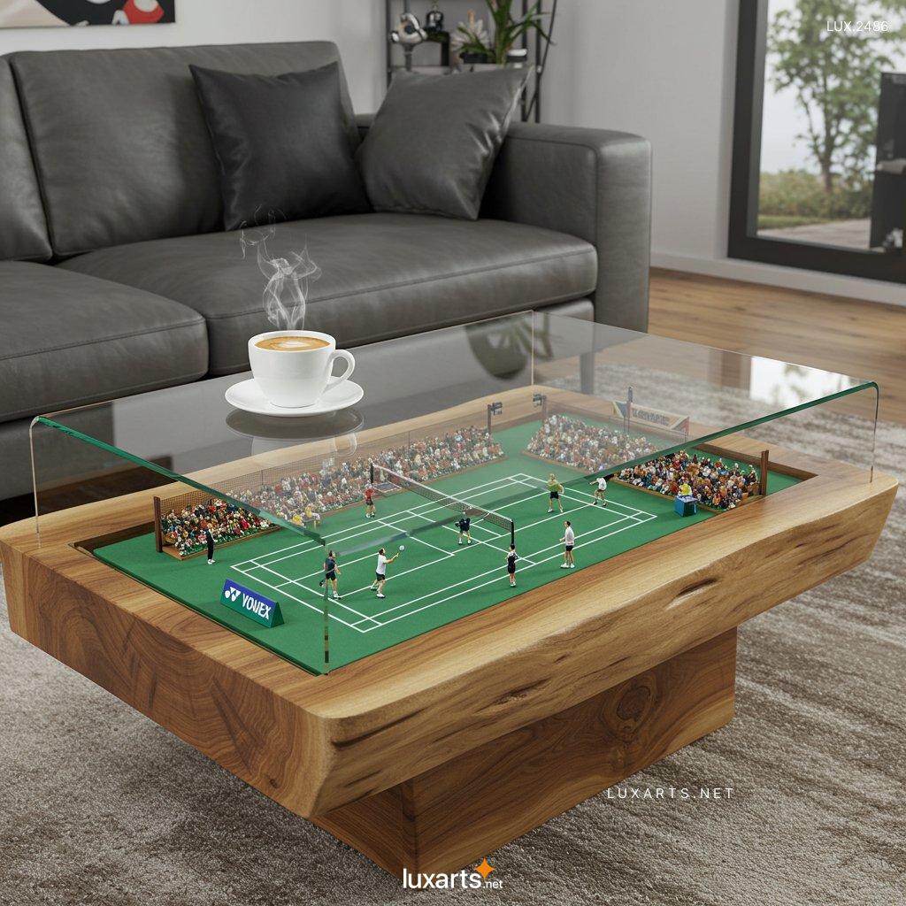 LUX.2486	Stadium Coffee Table: Elevate Your Home Decor with a Sporty Twist stadium coffee table 8