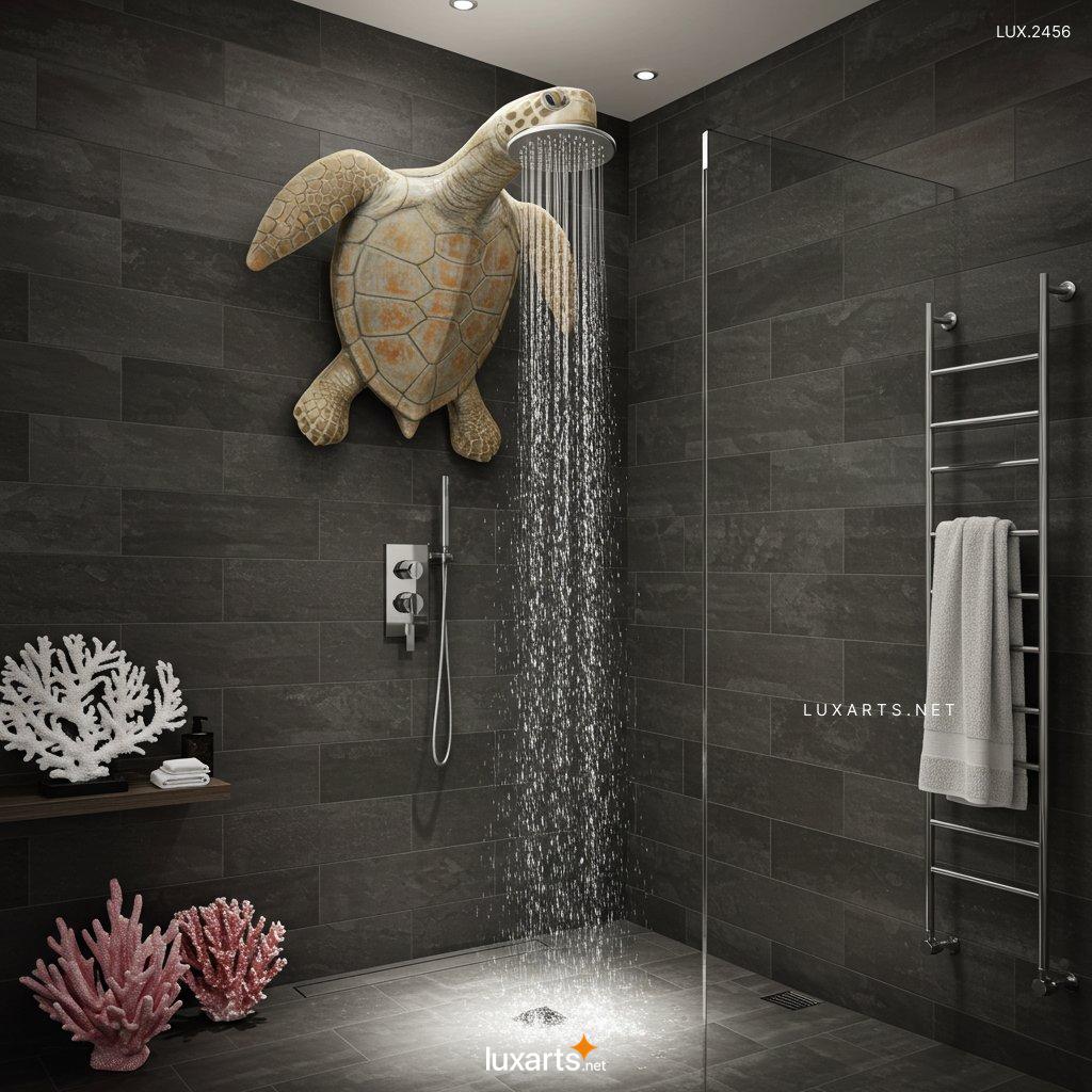 LUX.2456	Turtle Shaped Shower Head: Enhance Your Bathroom Aesthetics turtle shaped shower head2 3