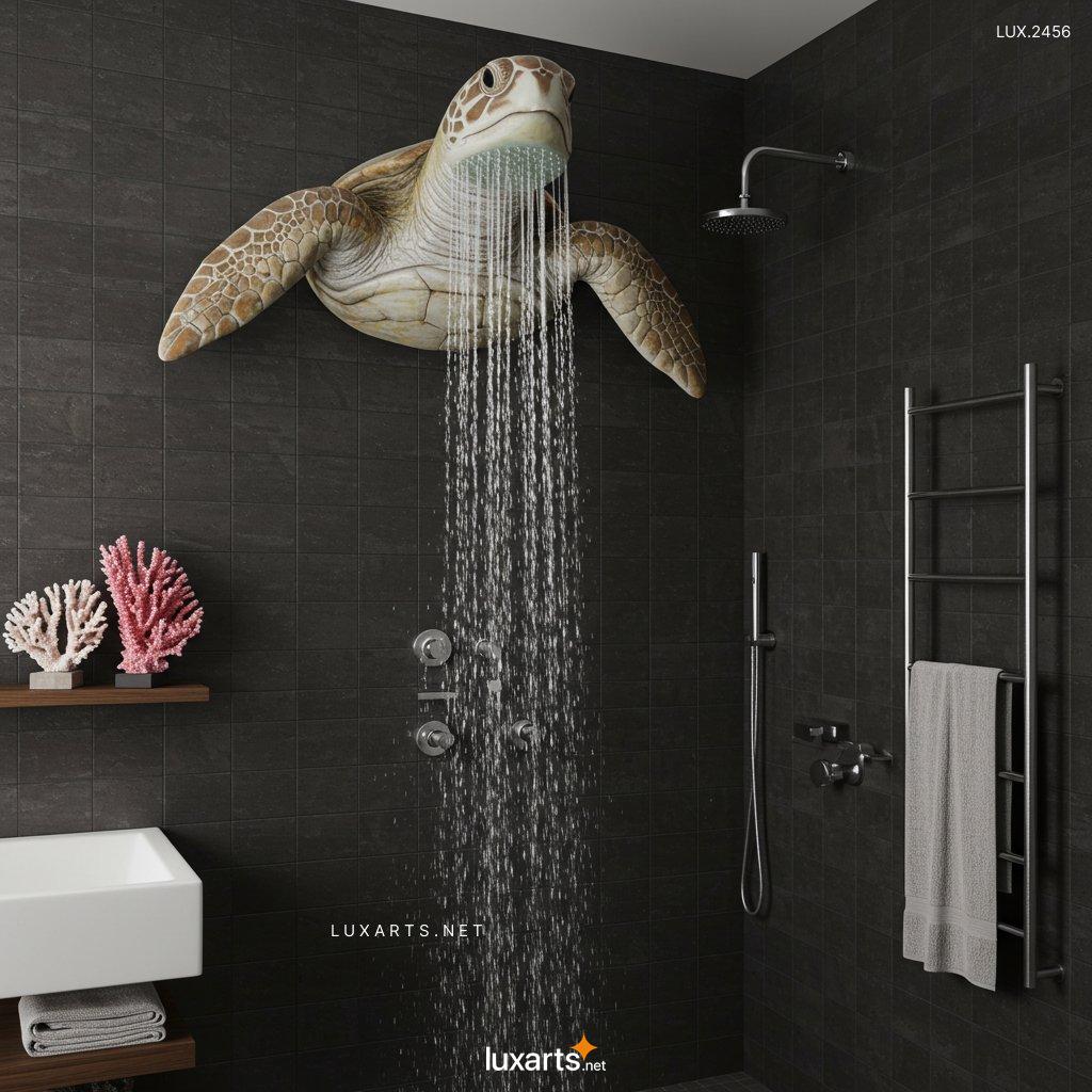 LUX.2456	Turtle Shaped Shower Head: Enhance Your Bathroom Aesthetics turtle shaped shower head2 5