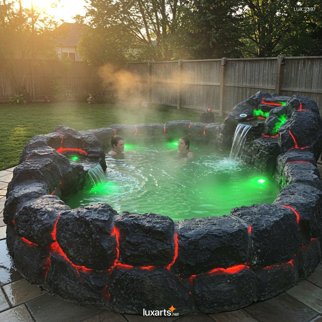 LUX.2397	Volcano Inspired Hot Tubs: The Ultimate Relaxation Experience volcano inspired hot tubs 11