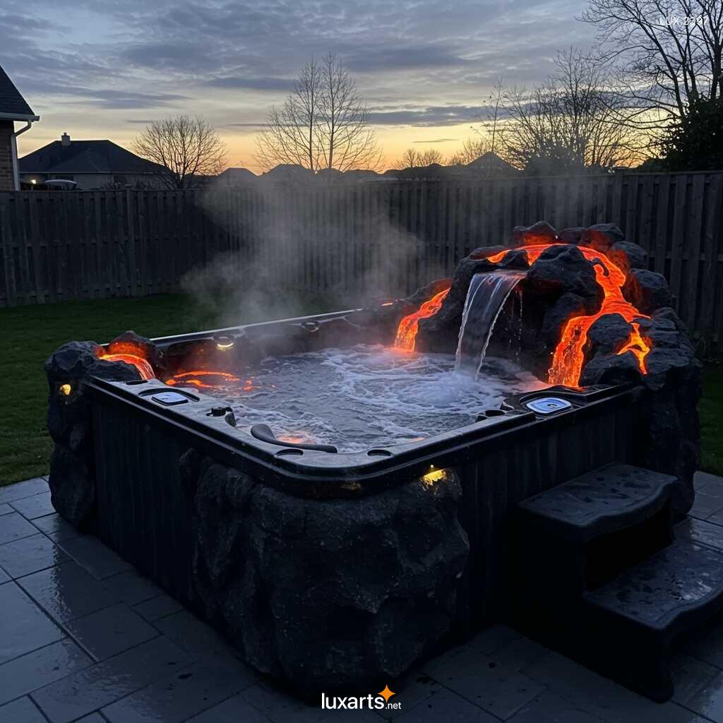 LUX.2397	Volcano Inspired Hot Tubs: The Ultimate Relaxation Experience volcano inspired hot tubs 13