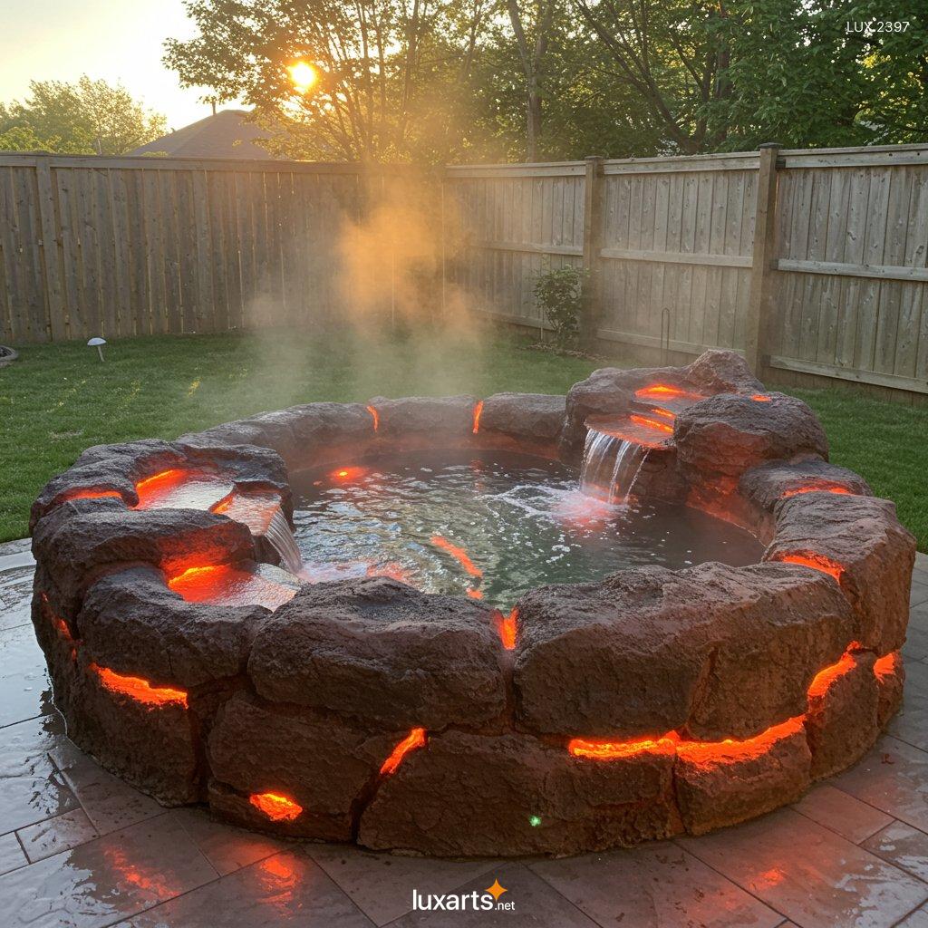 LUX.2397	Volcano Inspired Hot Tubs: The Ultimate Relaxation Experience volcano inspired hot tubs 2