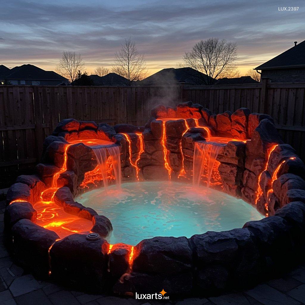 LUX.2397	Volcano Inspired Hot Tubs: The Ultimate Relaxation Experience volcano inspired hot tubs 3