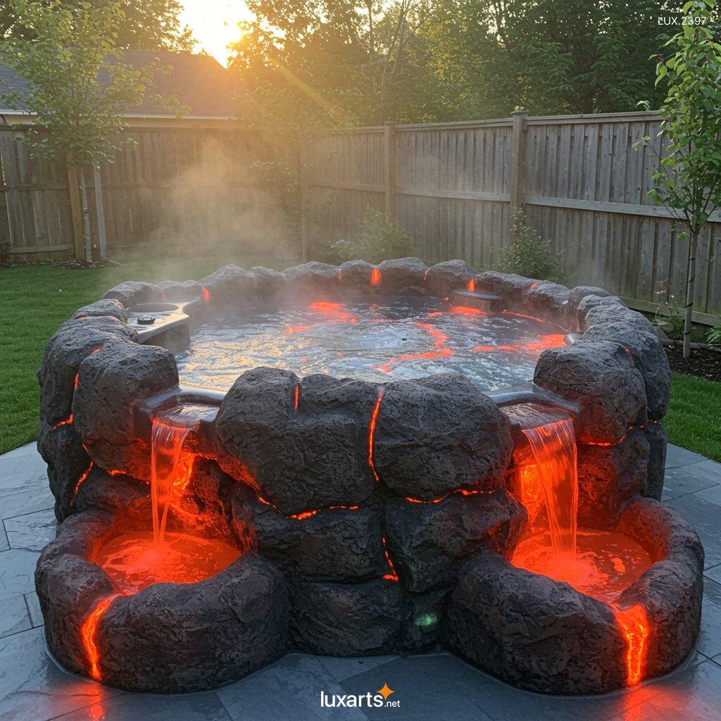 LUX.2397	Volcano Inspired Hot Tubs: The Ultimate Relaxation Experience volcano inspired hot tubs 4