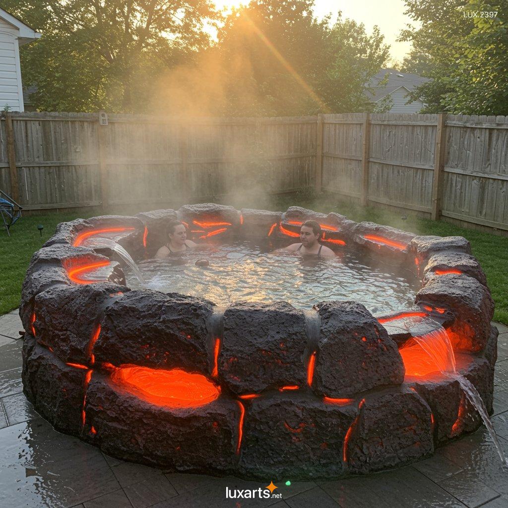 LUX.2397	Volcano Inspired Hot Tubs: The Ultimate Relaxation Experience volcano inspired hot tubs 6