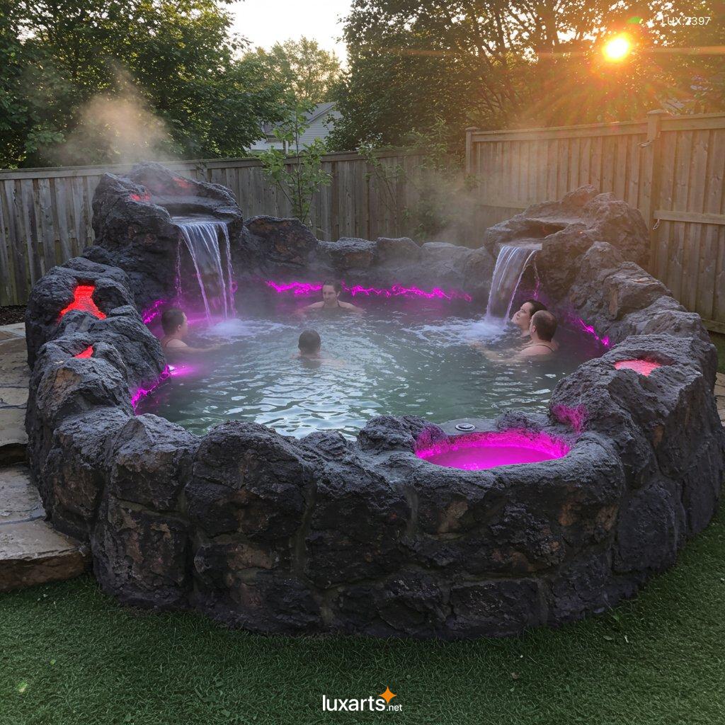 LUX.2397	Volcano Inspired Hot Tubs: The Ultimate Relaxation Experience volcano inspired hot tubs 7