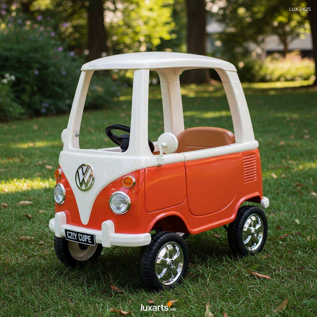 LUX.2425	Volkswagen Bus Inspired Cozy Coupe: A Nostalgic and Comfortable Ride for Kids volkswagen bus inspired cozy coupe 1