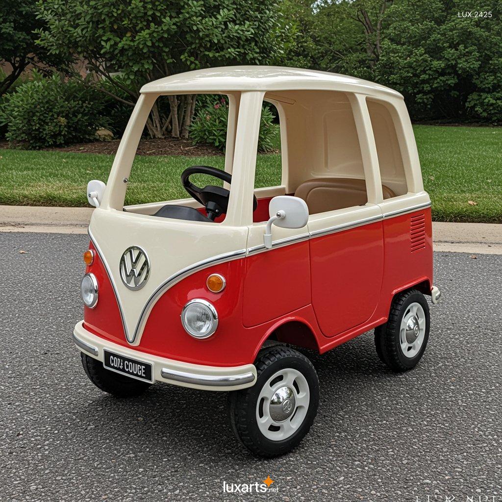 LUX.2425	Volkswagen Bus Inspired Cozy Coupe: A Nostalgic and Comfortable Ride for Kids volkswagen bus inspired cozy coupe 3