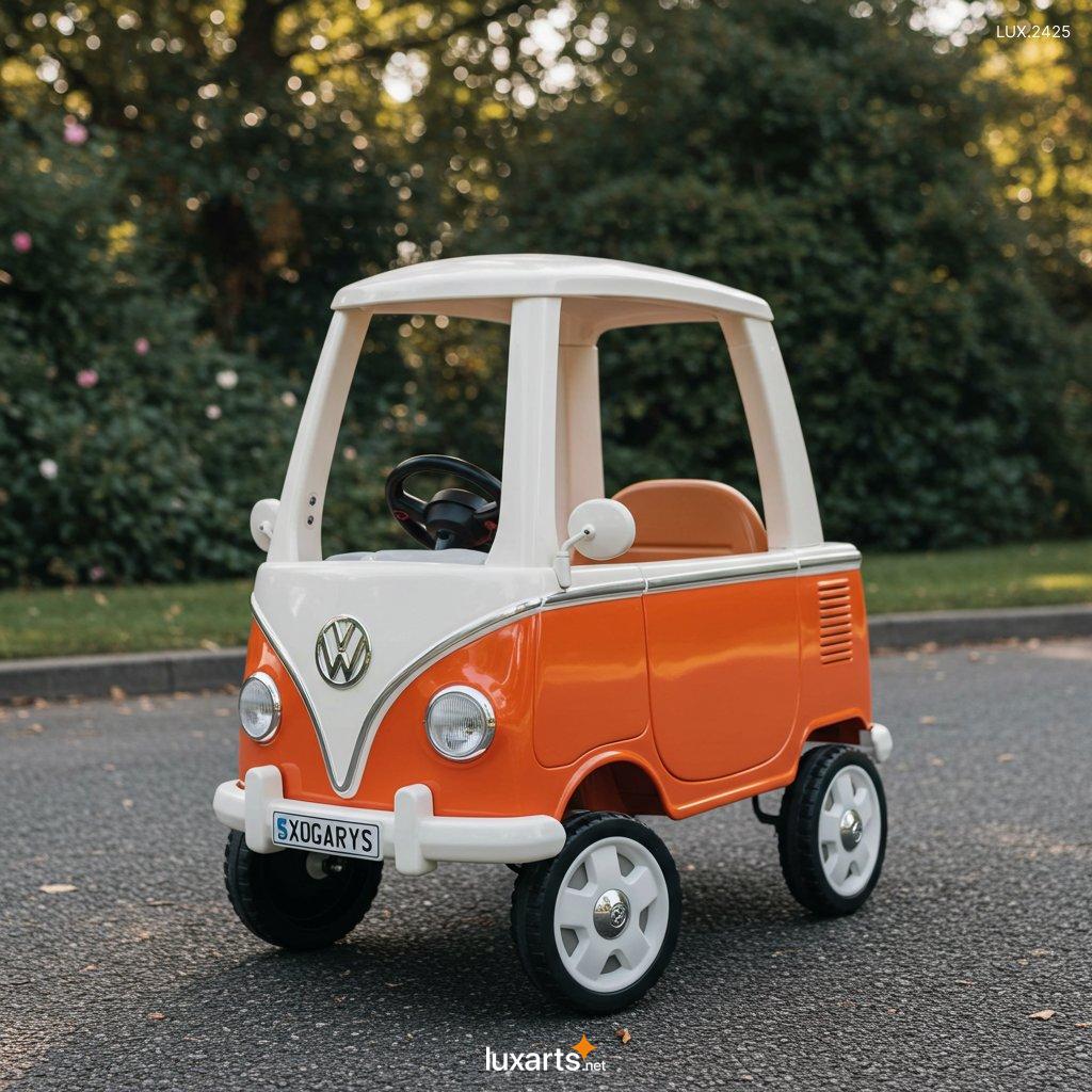 LUX.2425	Volkswagen Bus Inspired Cozy Coupe: A Nostalgic and Comfortable Ride for Kids volkswagen bus inspired cozy coupe 8