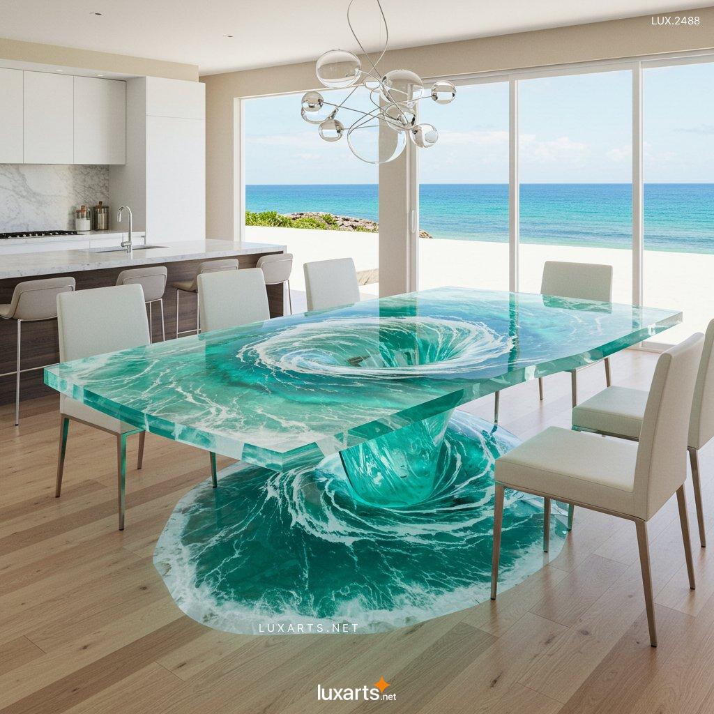 LUX.2488	Water Vortex inspired Dining Tables: Stunning Furniture Inspired by Nature’s Beauty water vortex inspired dining tables 1