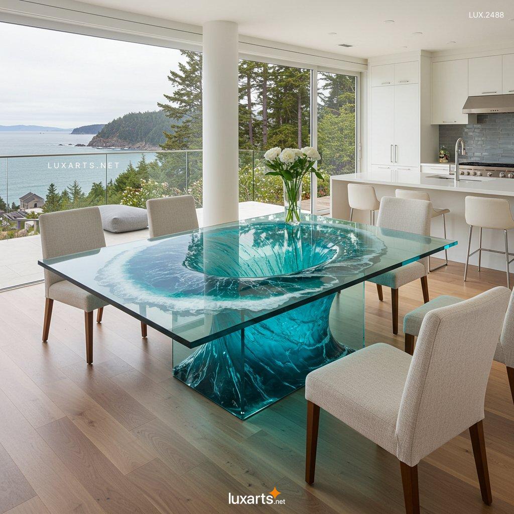 LUX.2488	Water Vortex inspired Dining Tables: Stunning Furniture Inspired by Nature’s Beauty water vortex inspired dining tables 3