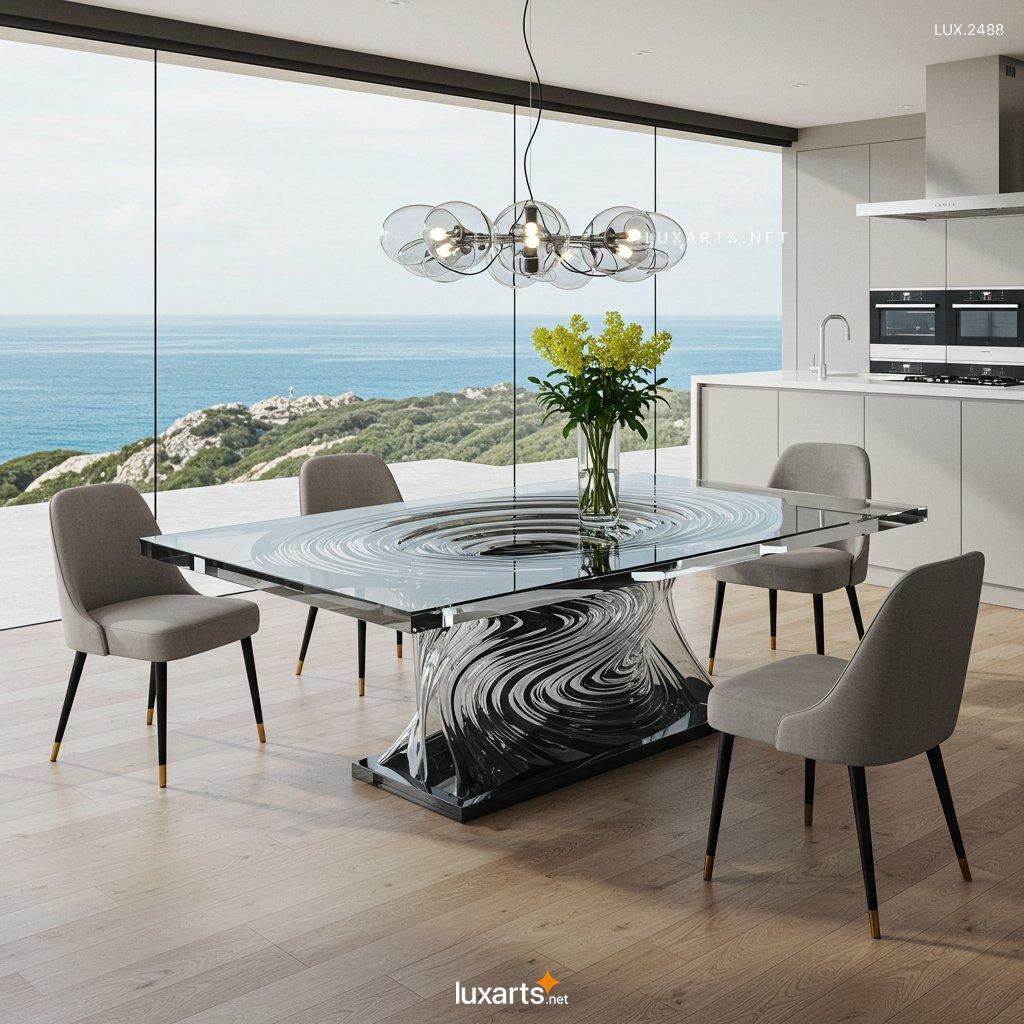 LUX.2488	Water Vortex inspired Dining Tables: Stunning Furniture Inspired by Nature’s Beauty water vortex inspired dining tables 4