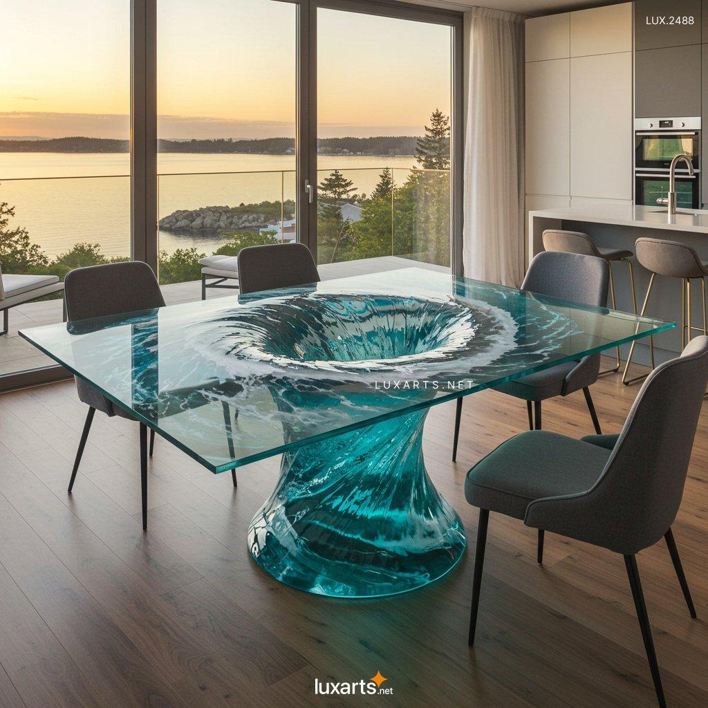 LUX.2488	Water Vortex inspired Dining Tables: Stunning Furniture Inspired by Nature’s Beauty water vortex inspired dining tables 6