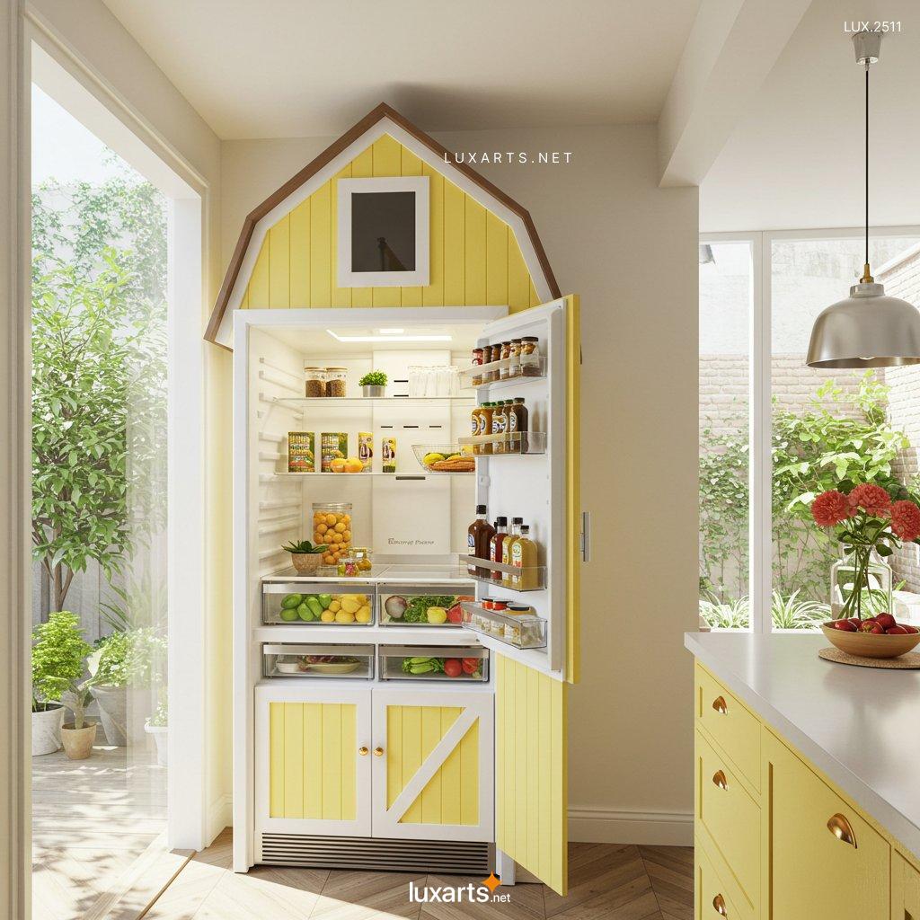 LUX.2511 Barn-Style Fridges - Unique Farmhouse Design for Kitchens barn inspired fridges 8