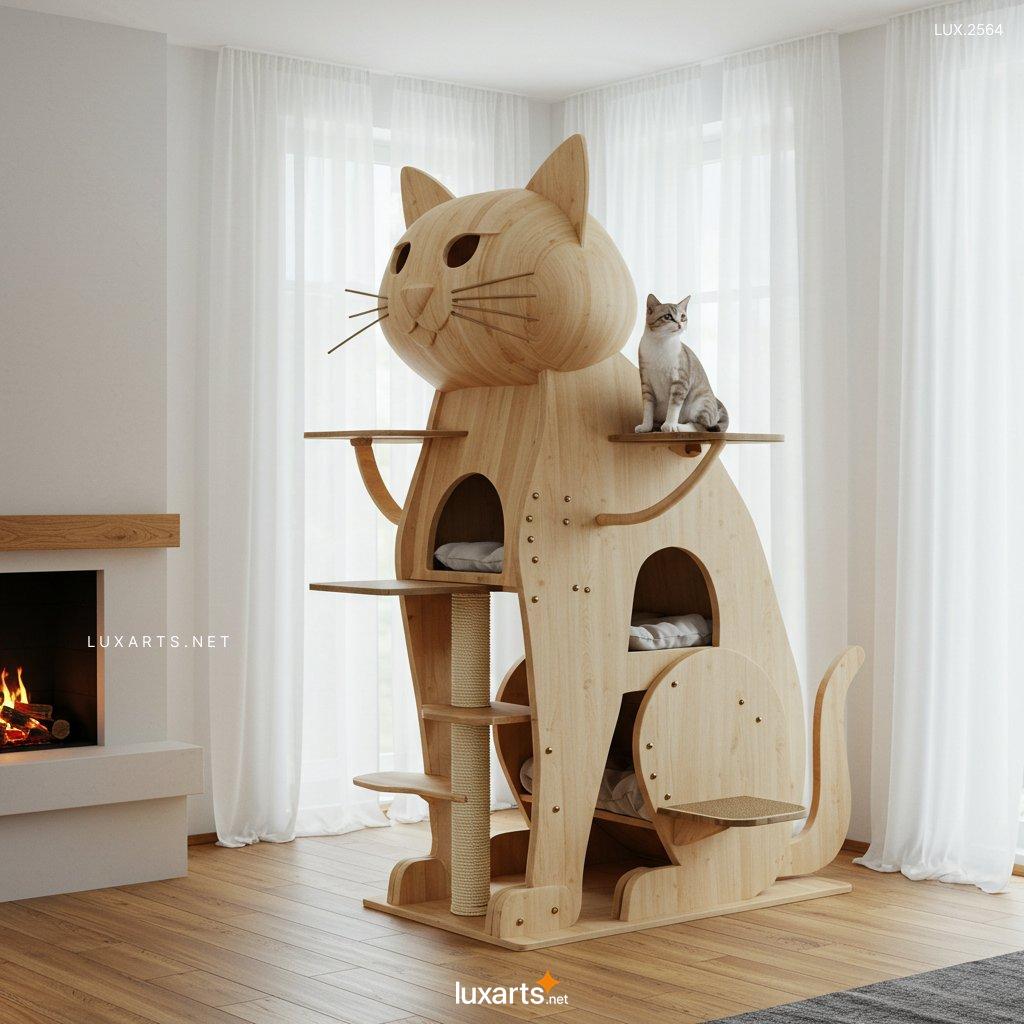 LUX.2564 Purr-fect Paradise: The Ultimate Indoor Cat Playground Inspired by Cats Themselves cat shaped cat playgrounds 2