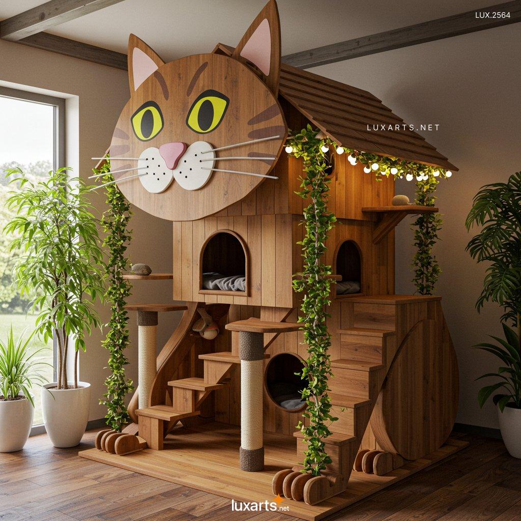 LUX.2564 Purr-fect Paradise: The Ultimate Indoor Cat Playground Inspired by Cats Themselves cat shaped cat playgrounds 4