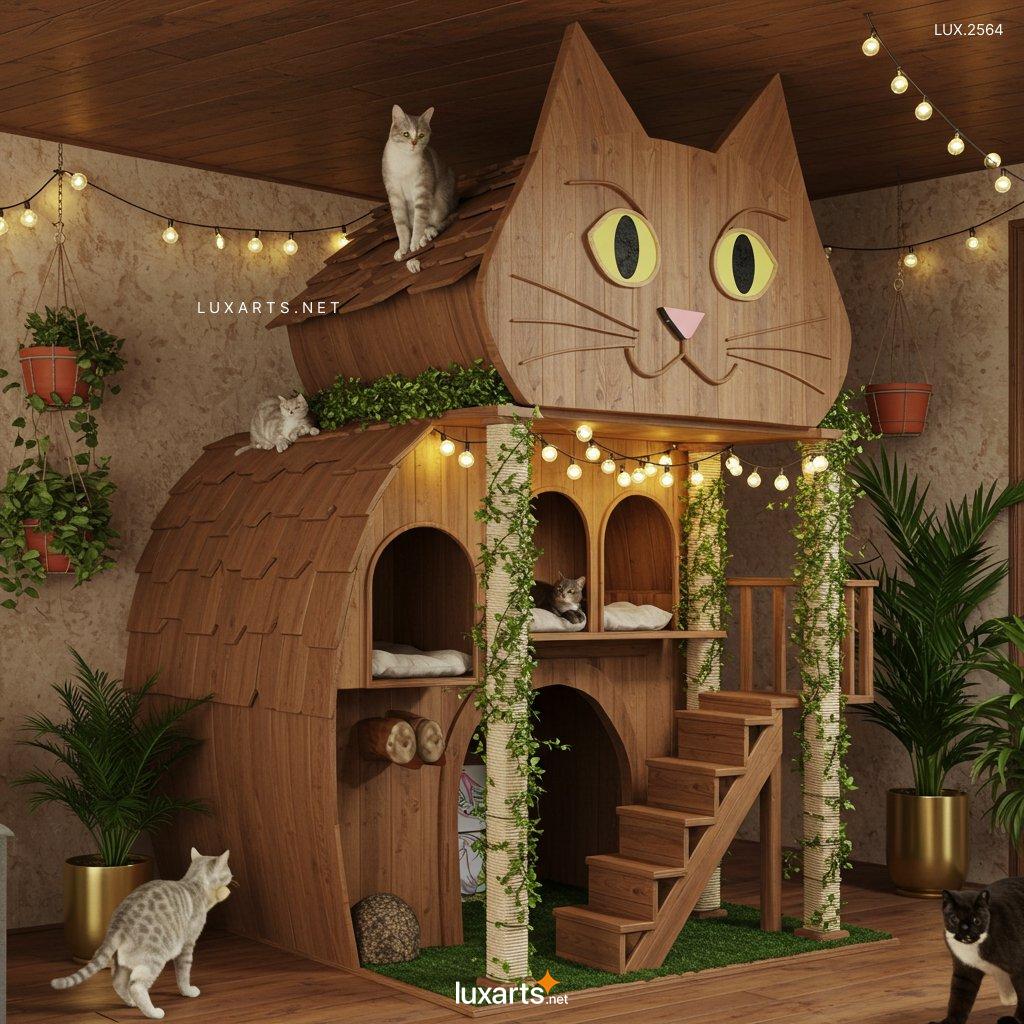 LUX.2564 Purr-fect Paradise: The Ultimate Indoor Cat Playground Inspired by Cats Themselves cat shaped cat playgrounds 5