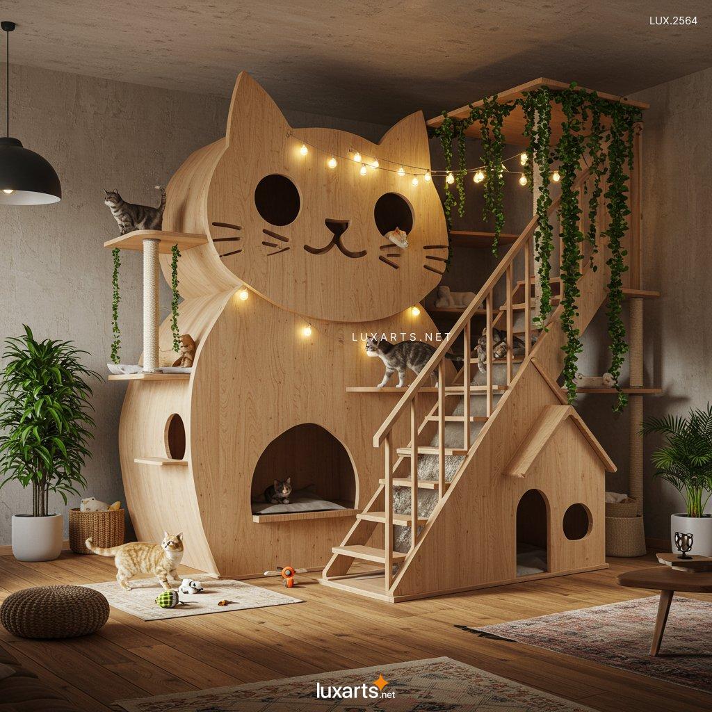 LUX.2564 Purr-fect Paradise: The Ultimate Indoor Cat Playground Inspired by Cats Themselves cat shaped cat playgrounds 6