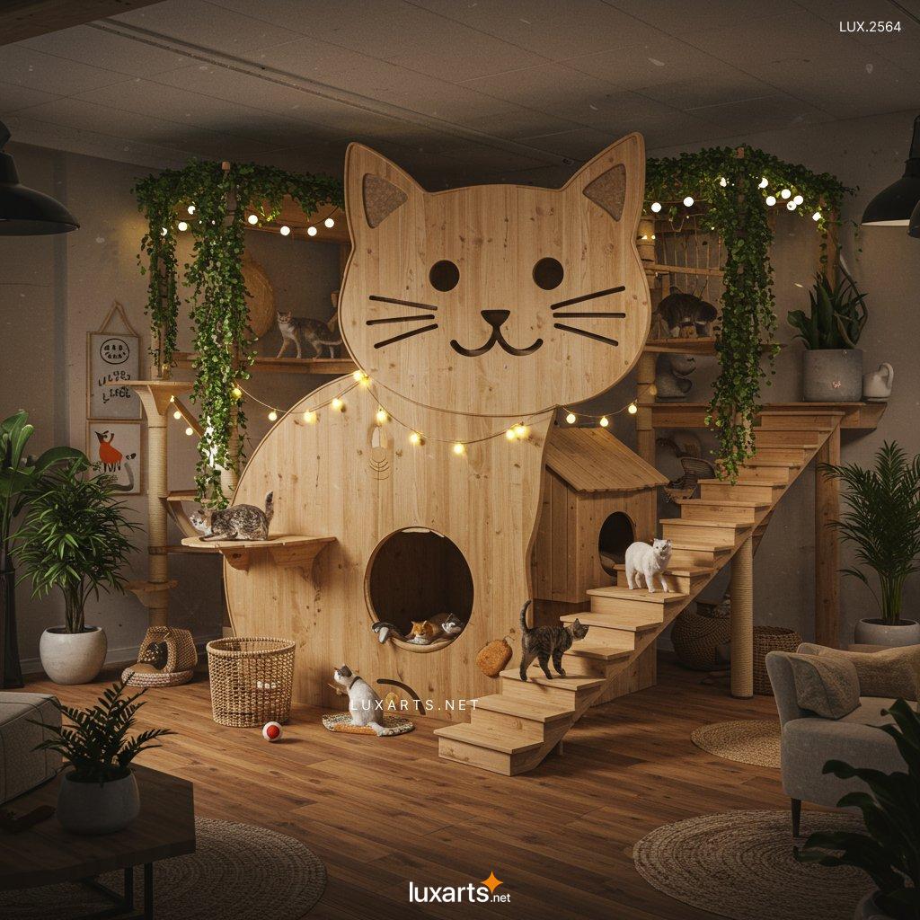 LUX.2564 Purr-fect Paradise: The Ultimate Indoor Cat Playground Inspired by Cats Themselves cat shaped cat playgrounds 9