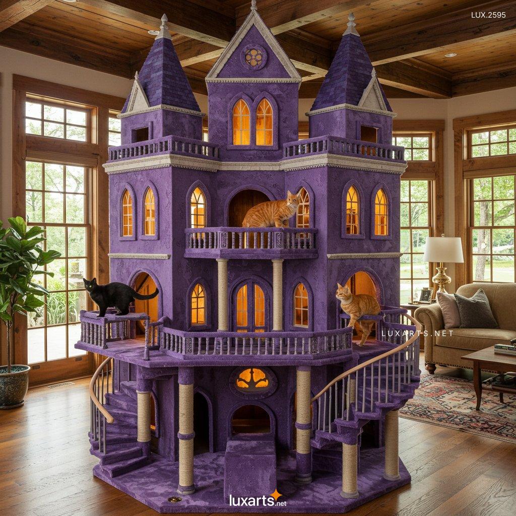 LUX.2595 Gothic House Cat Playgrounds: Stylish and Spooky Play Areas for Cats gothic house cat playgrounds 6