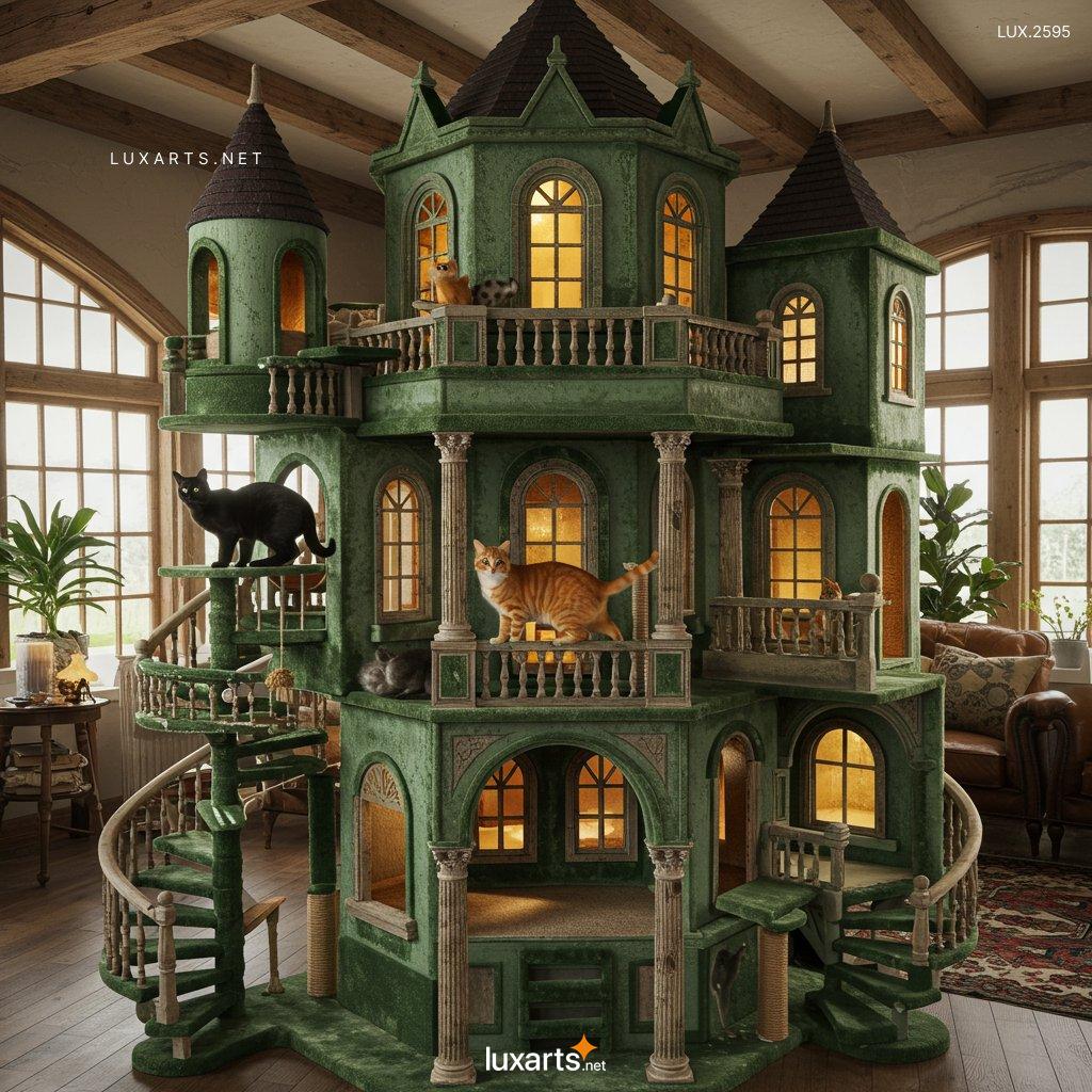 LUX.2595 Gothic House Cat Playgrounds: Stylish and Spooky Play Areas for Cats gothic house cat playgrounds 7