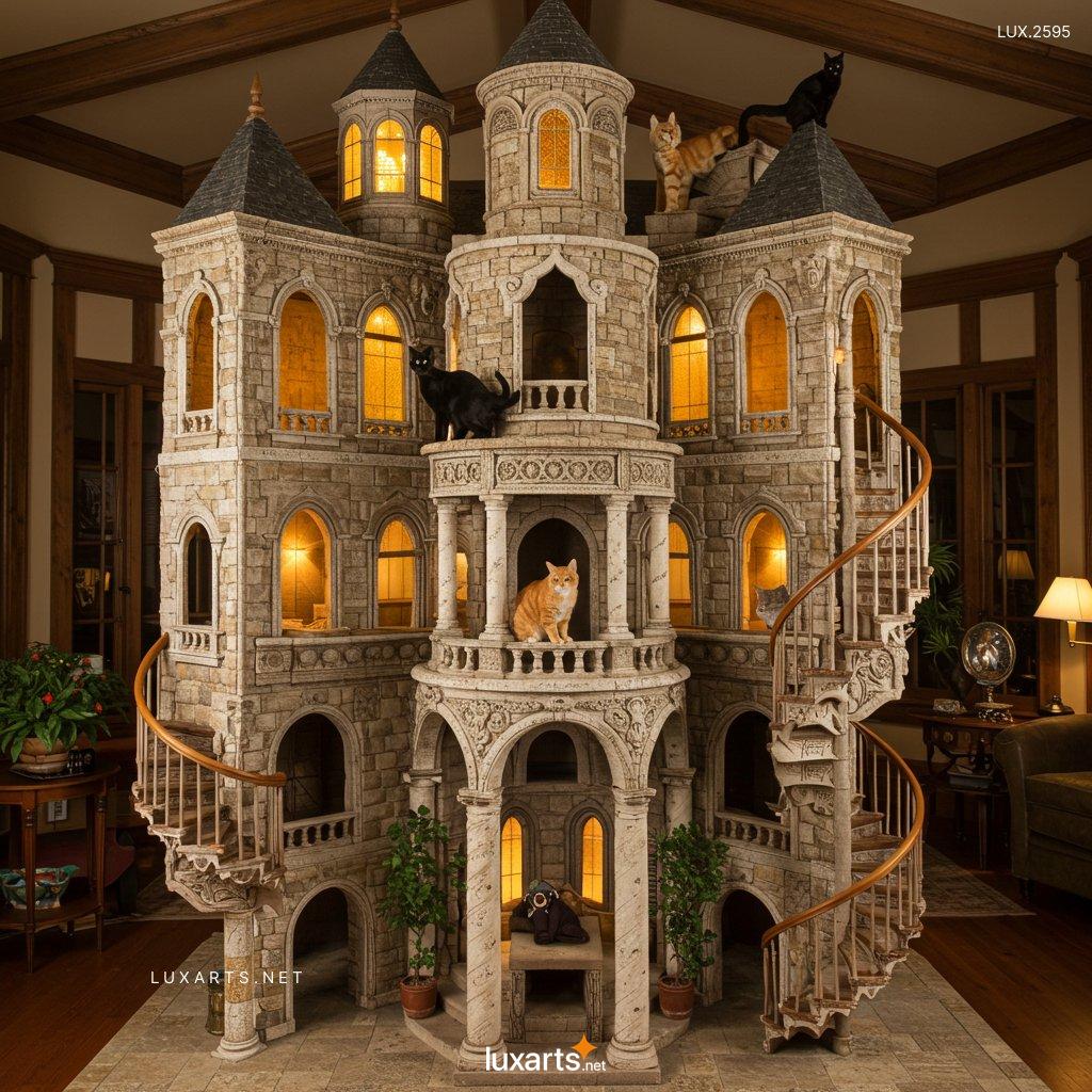 LUX.2595 Gothic House Cat Playgrounds: Stylish and Spooky Play Areas for Cats gothic house cat playgrounds 8