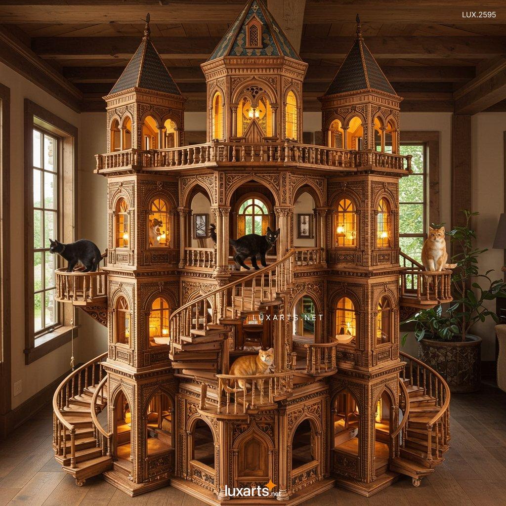 LUX.2595 Gothic House Cat Playgrounds: Stylish and Spooky Play Areas for Cats gothic house cat playgrounds 9