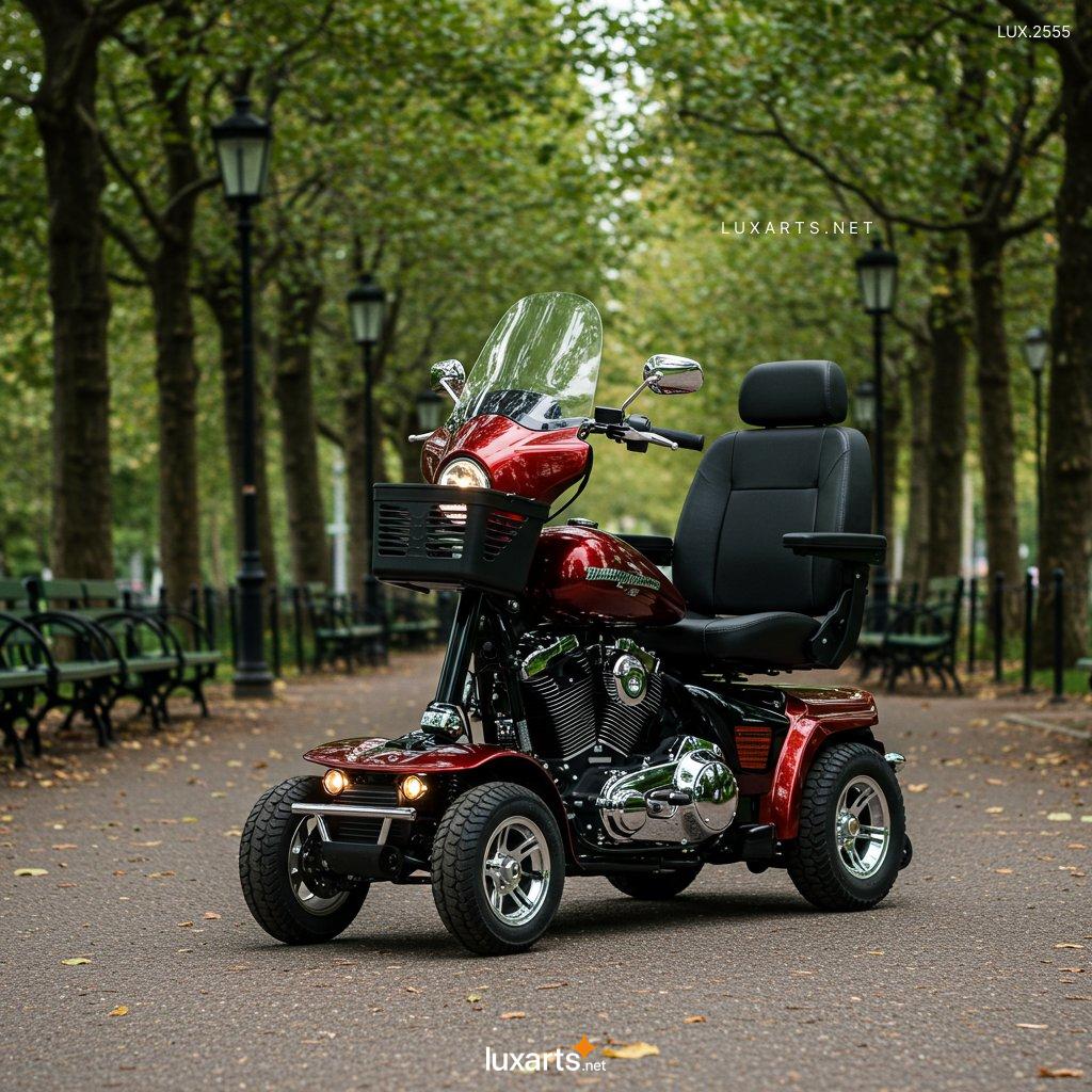 LUX.2555 Ride with Freedom: Harley-Inspired Mobility Scooter – Perfect for Active Seniors harley davidson mobility scooter 69