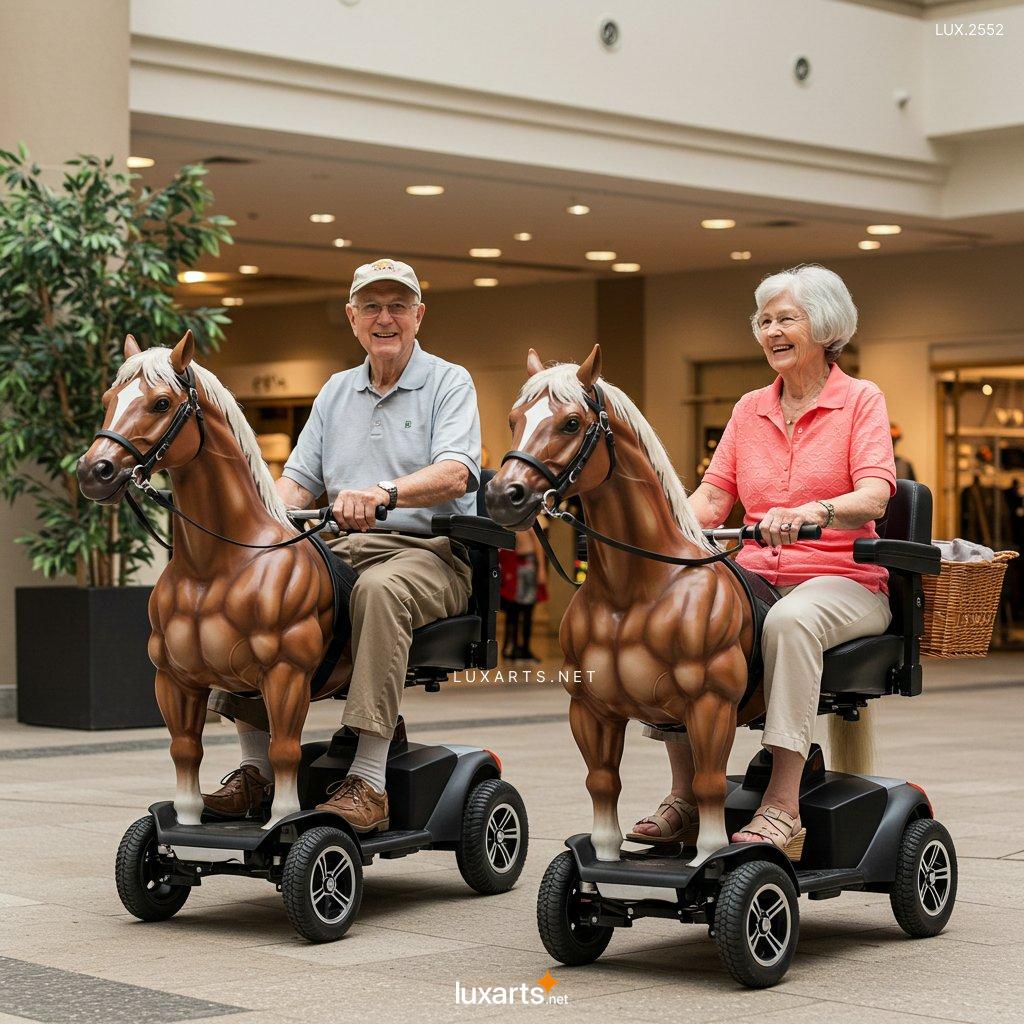 LUX.2552 Galloping with Ease: The Rise of Horse-Shaped Mobility Scooters for Seniors horse shaped mobility scooters 10